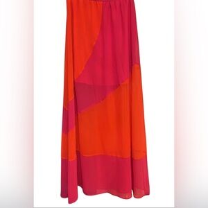 Gianni Bini Sz Small Fucshia & Tangerine Skirt